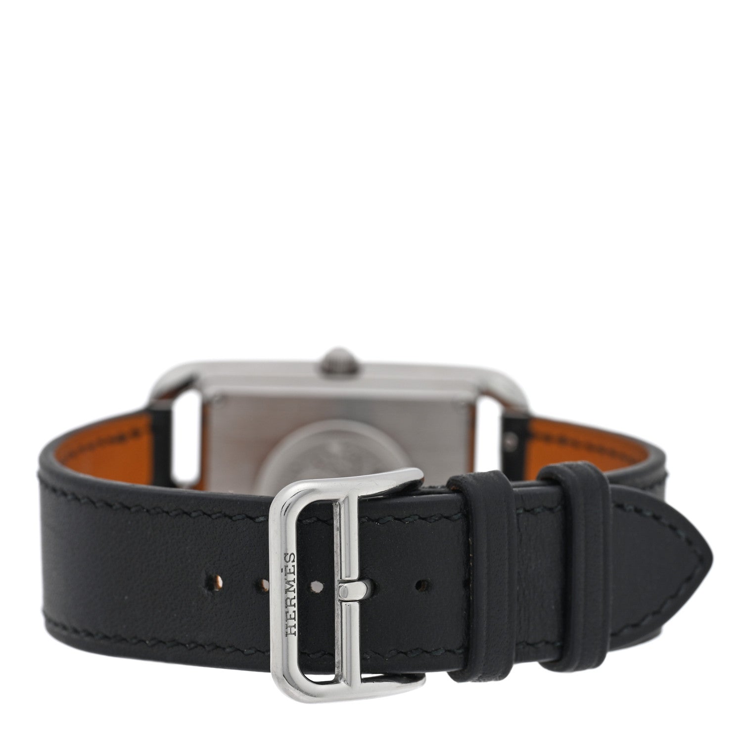 Hermes Stainless Steel Barenia 29mm Cape Cod Quartz Watch Noir 3 of 5