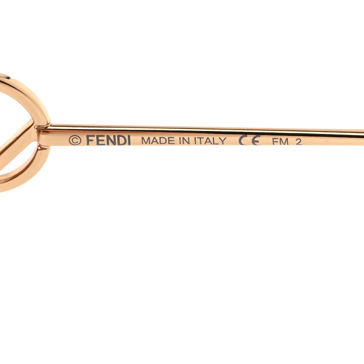 Metal Acetate F is Fendi FF Cat Eye Sunglasses FF 0290/S Gold
