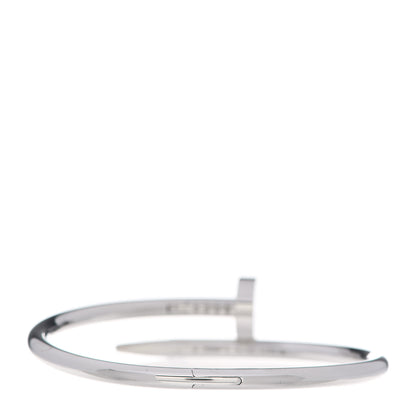 Cartier 18K White Gold Juste Un Clou Bracelet 15 3 of 5