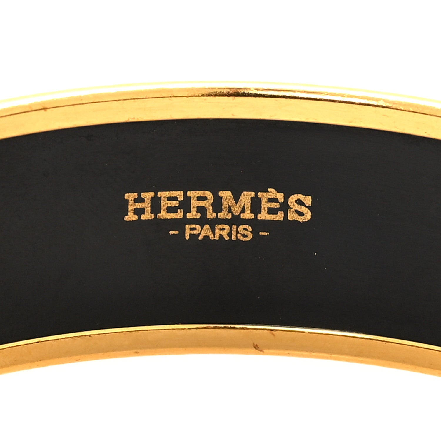 Hermes Enamel Printed Wide Bracelet 62 4 of 5