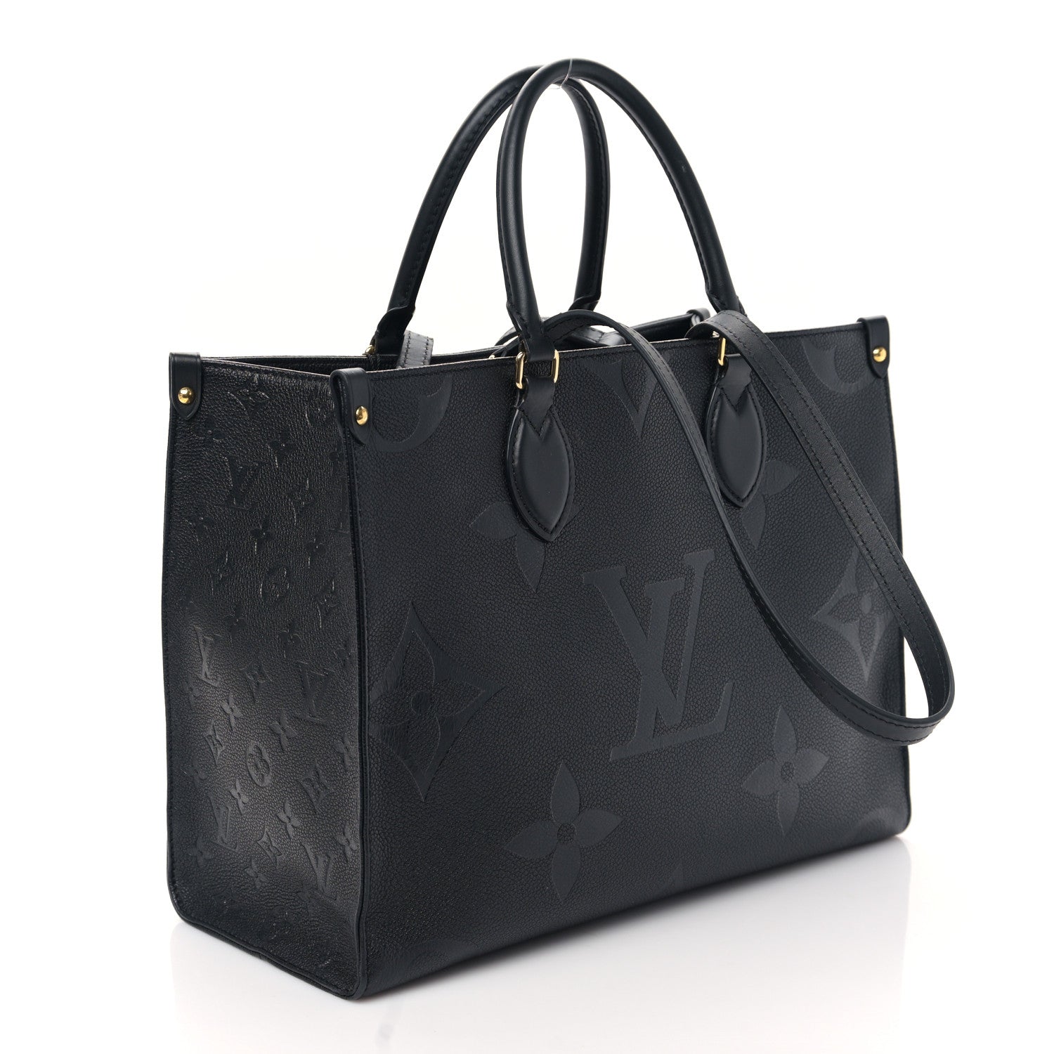 Louis Vuitton Empreinte Monogram Giant Onthego MM Black 2 of 8