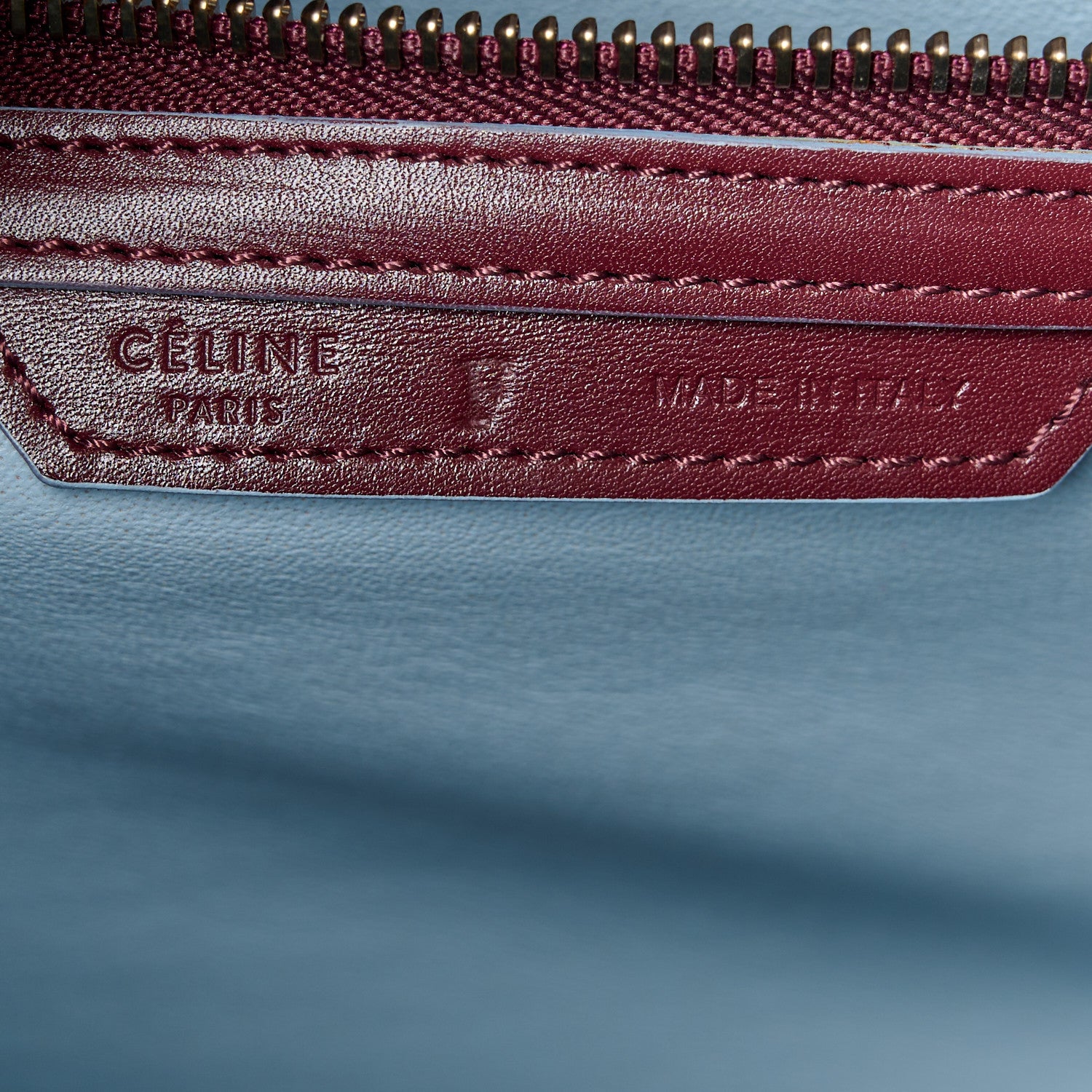 Celine Palmelato Mini Luggage Light Burgundy 6 of 11