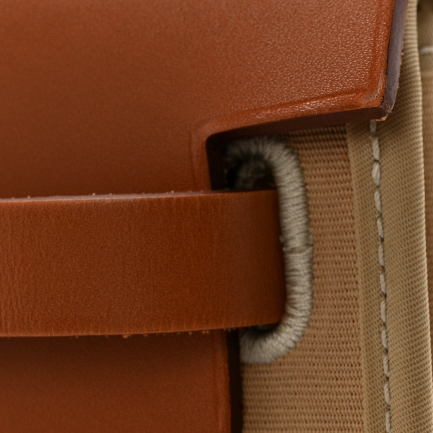 Hermes Vache Hunter Toile Officier Herbag Zip PM 31 Trench Fauve 14 of 15