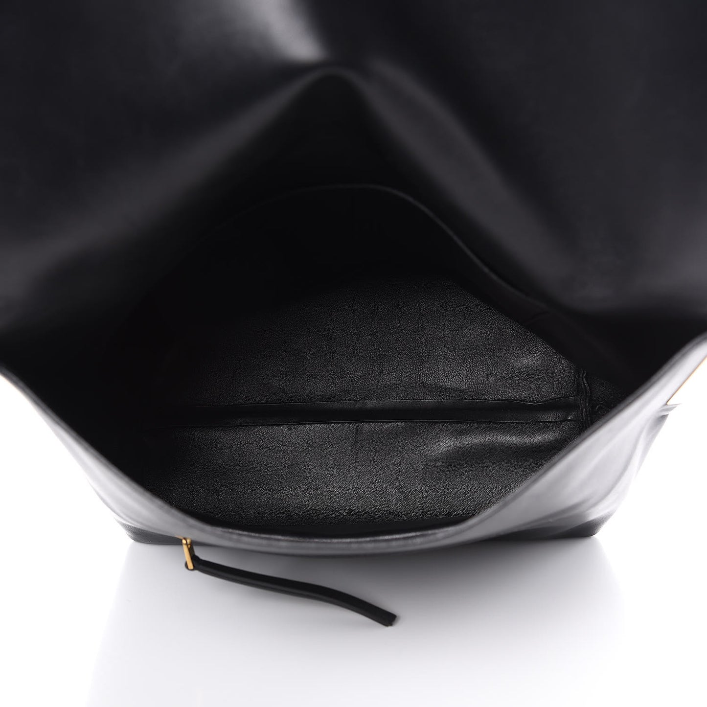 Lambskin Flap Clasp Shoulder Bag Black