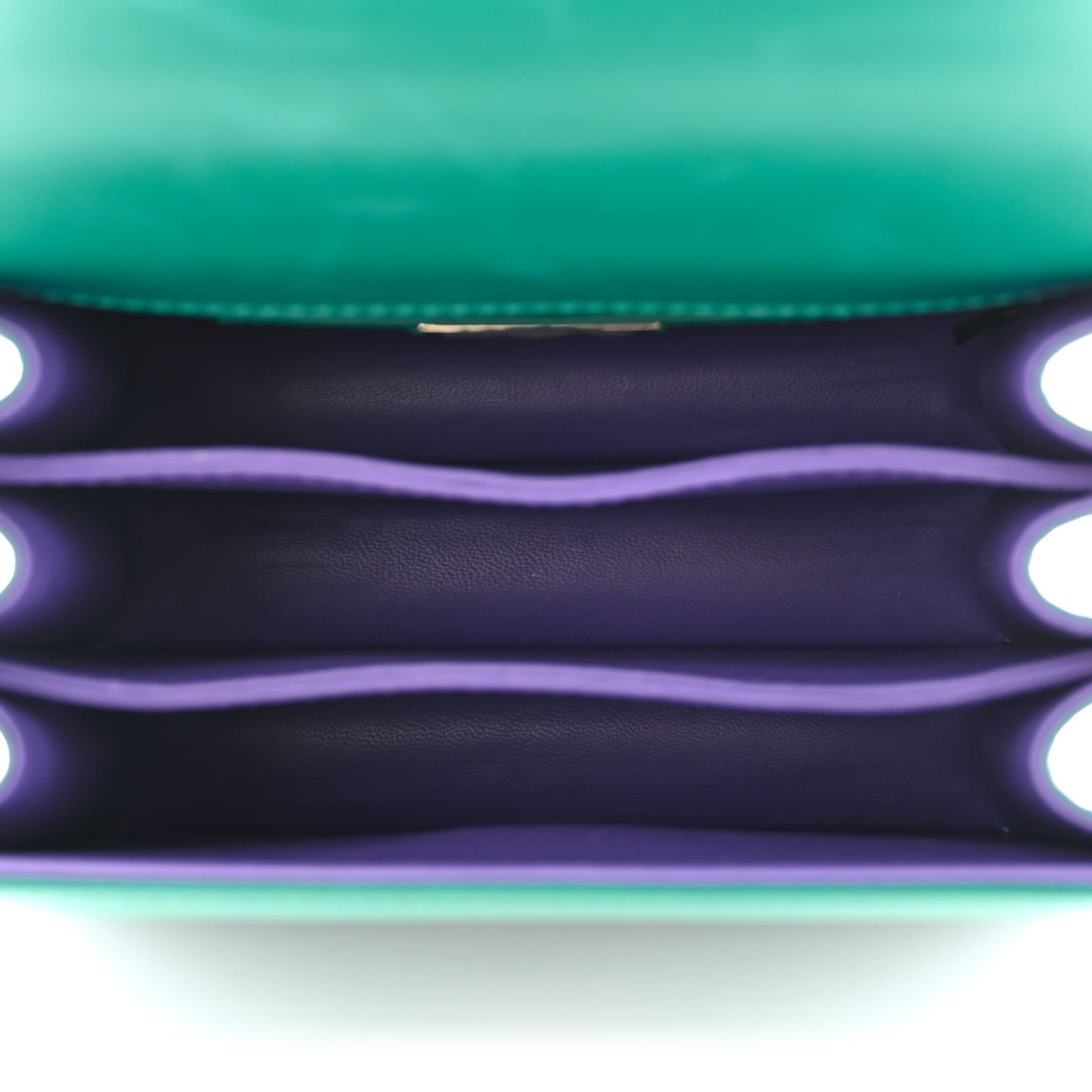 Calfskin Galuchat Serpenti Forever Crossbody Emerald Green