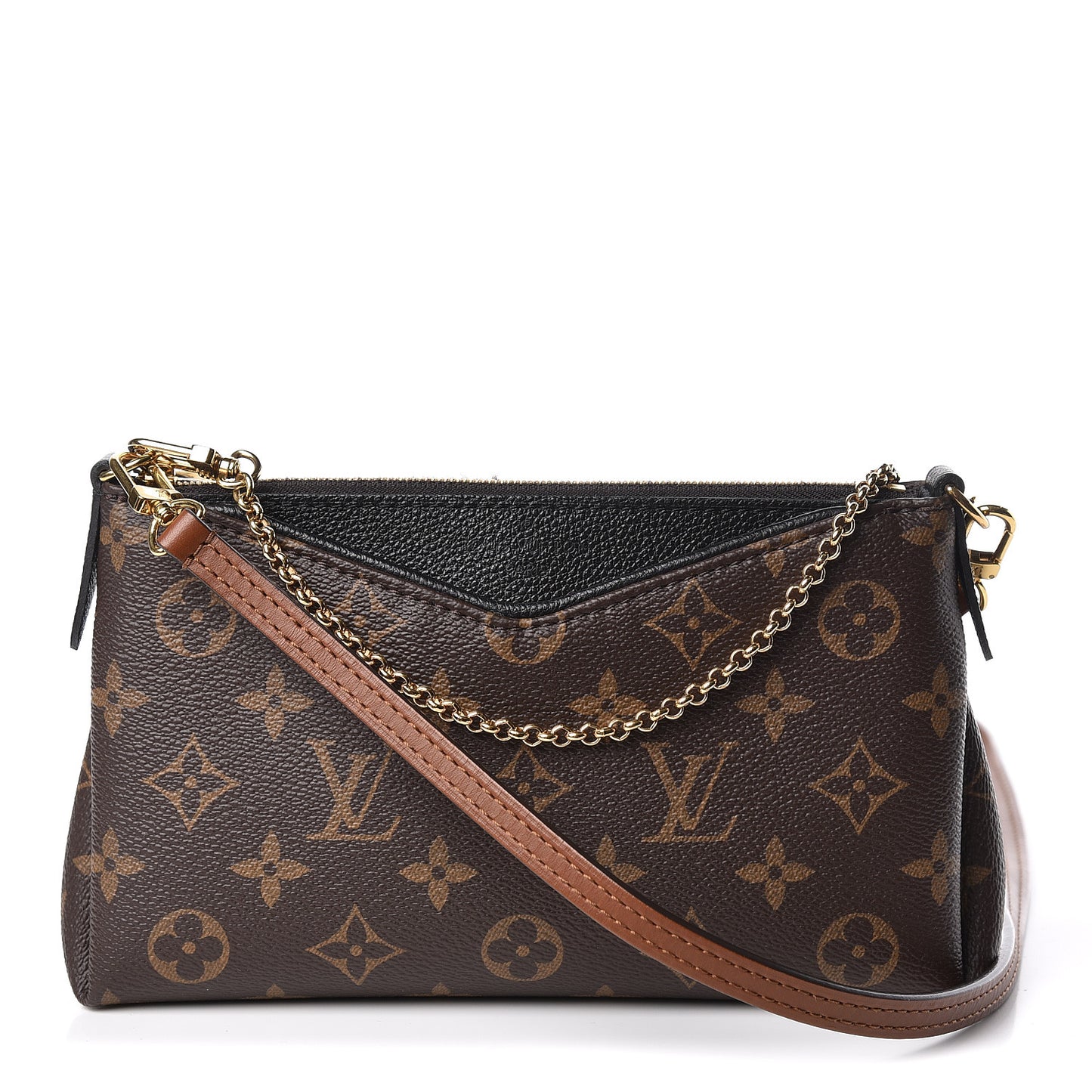 Monogram Pallas Clutch Black