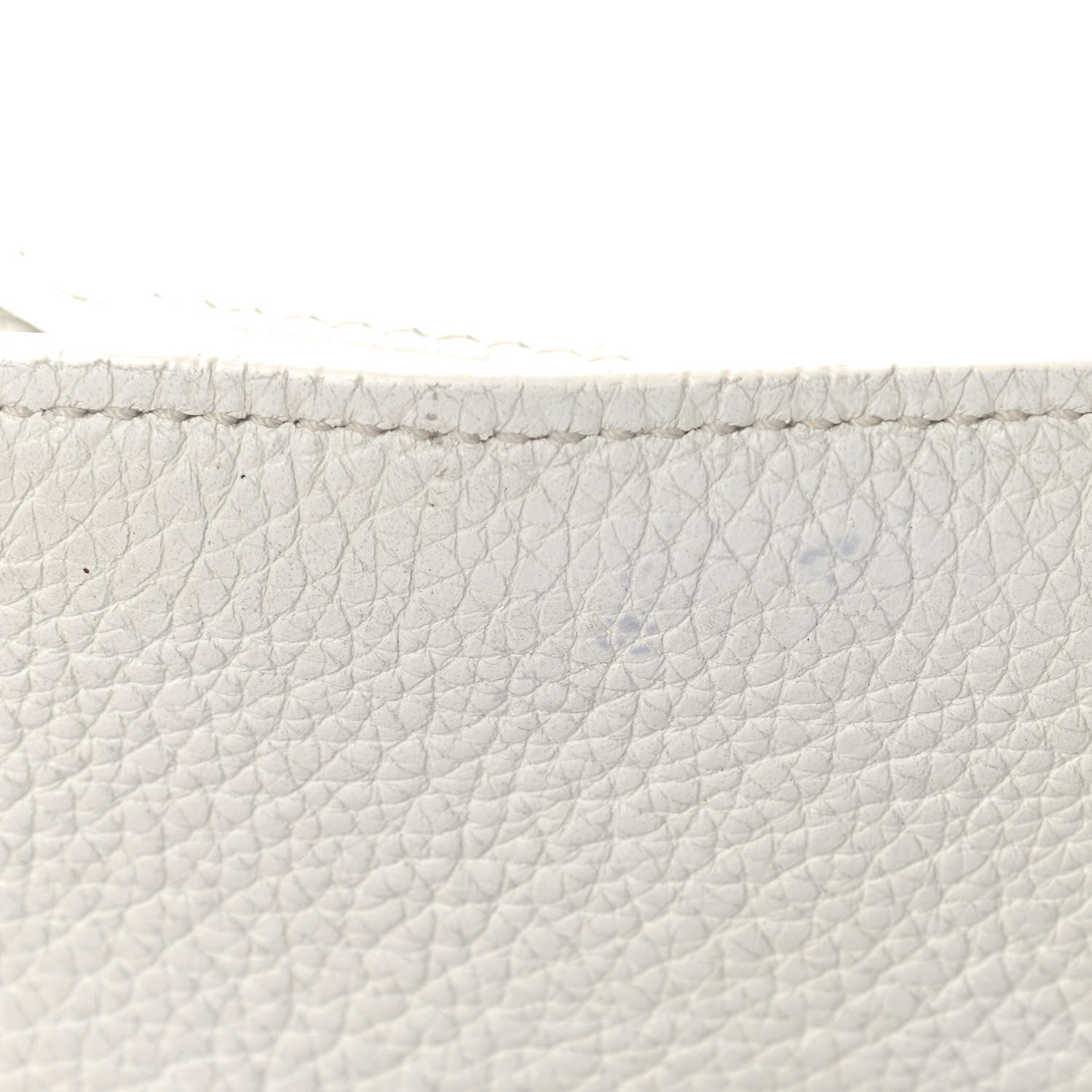 Hermes Taurillon Clemence Jypsiere 28 White 10 of 13