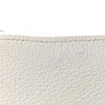 Hermes Taurillon Clemence Jypsiere 28 White 10 of 13