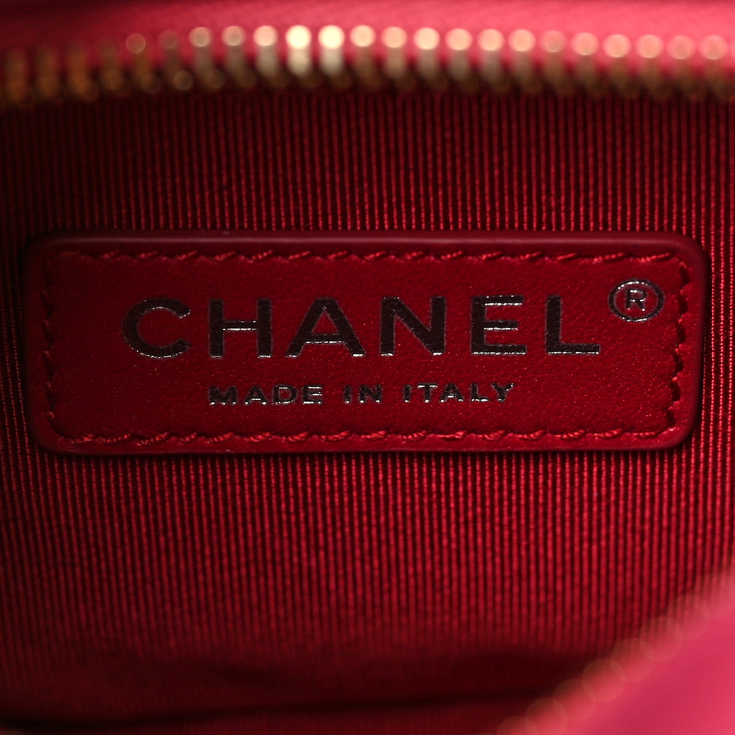 Chanel Aged Calfskin Chevron Quilted Small Gabrielle Hobo Dark Pink 5 of 8