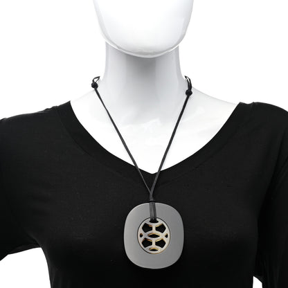 Hermes Buffalo Horn Lacquer Lift Necklace 2 of 6