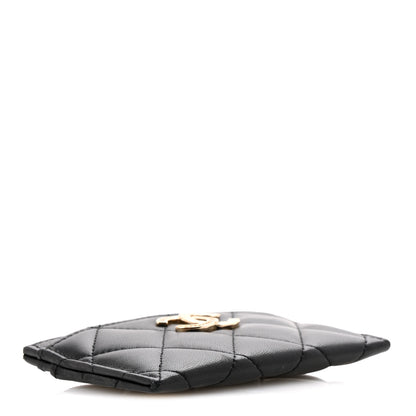 Chanel Lambskin Quilted Card Holder Black 8 of 22