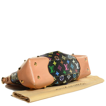 Louis Vuitton Monogram Multicolor Judy MM Black 4 of 7