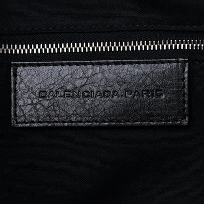 Balenciaga Agneau Giant 21 Silver Hardware Weekender Black 6 of 9