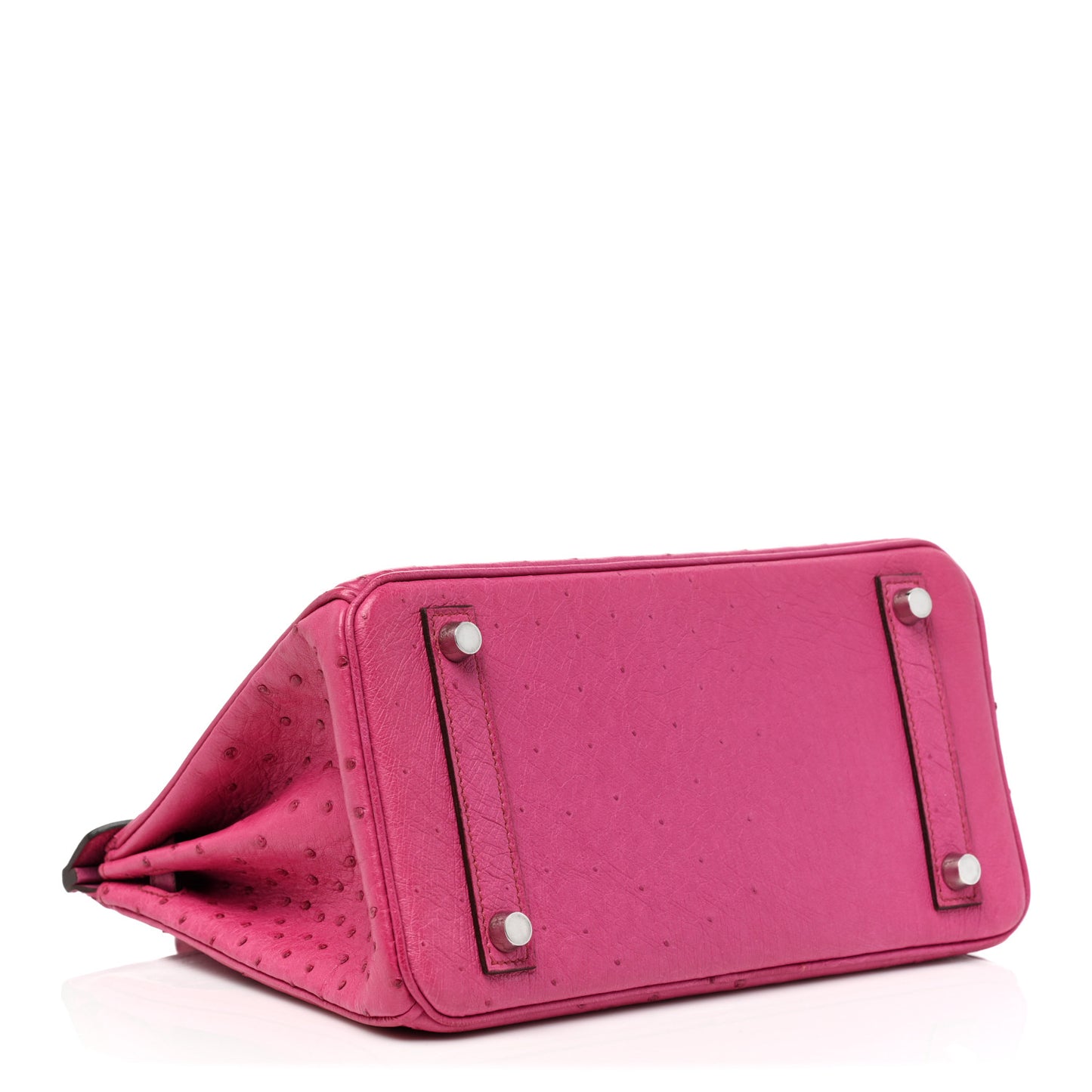 Ostrich Birkin 25 Fuchsia