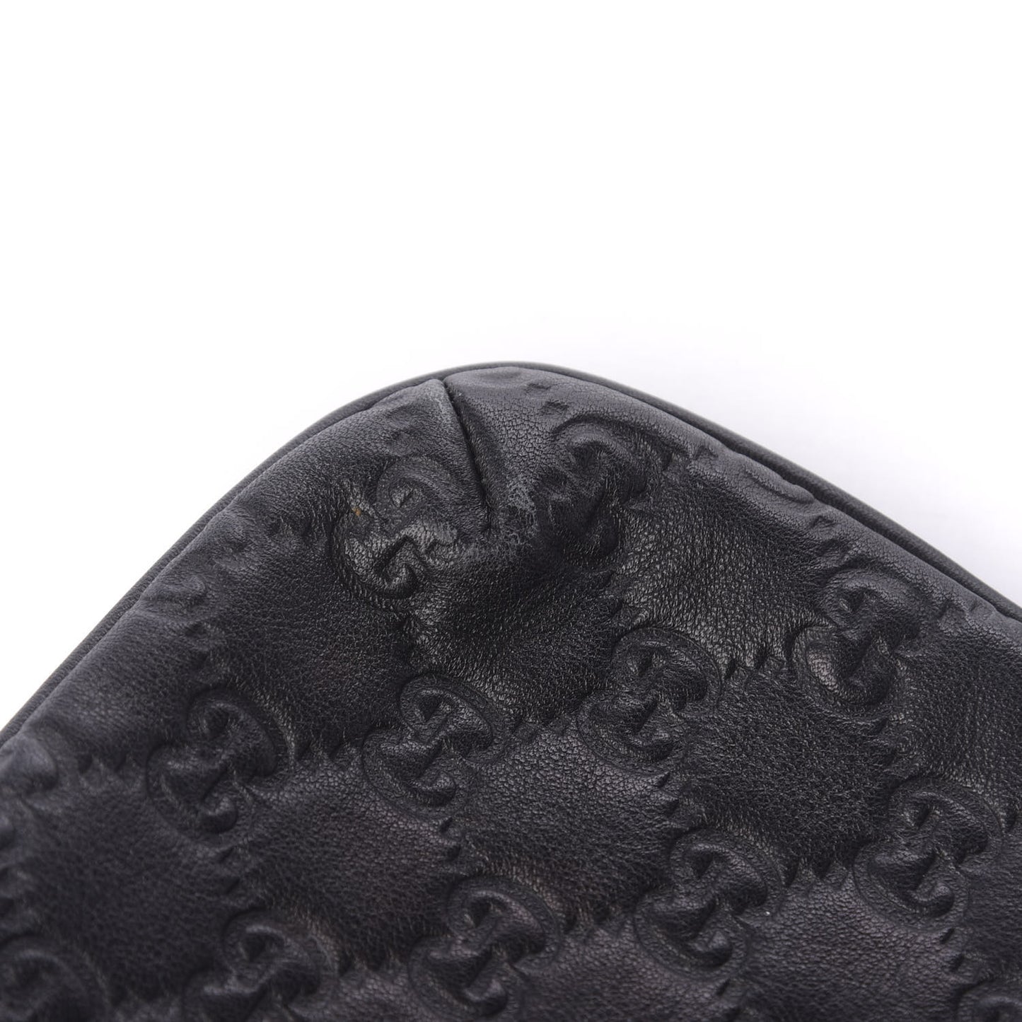 Guccissima Wristlet Black