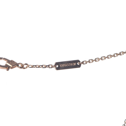 Van Cleef & Arpels 18K Rose Gold Diamond Black Onyx Vintage Alhambra Pendant Necklace 5 of 6