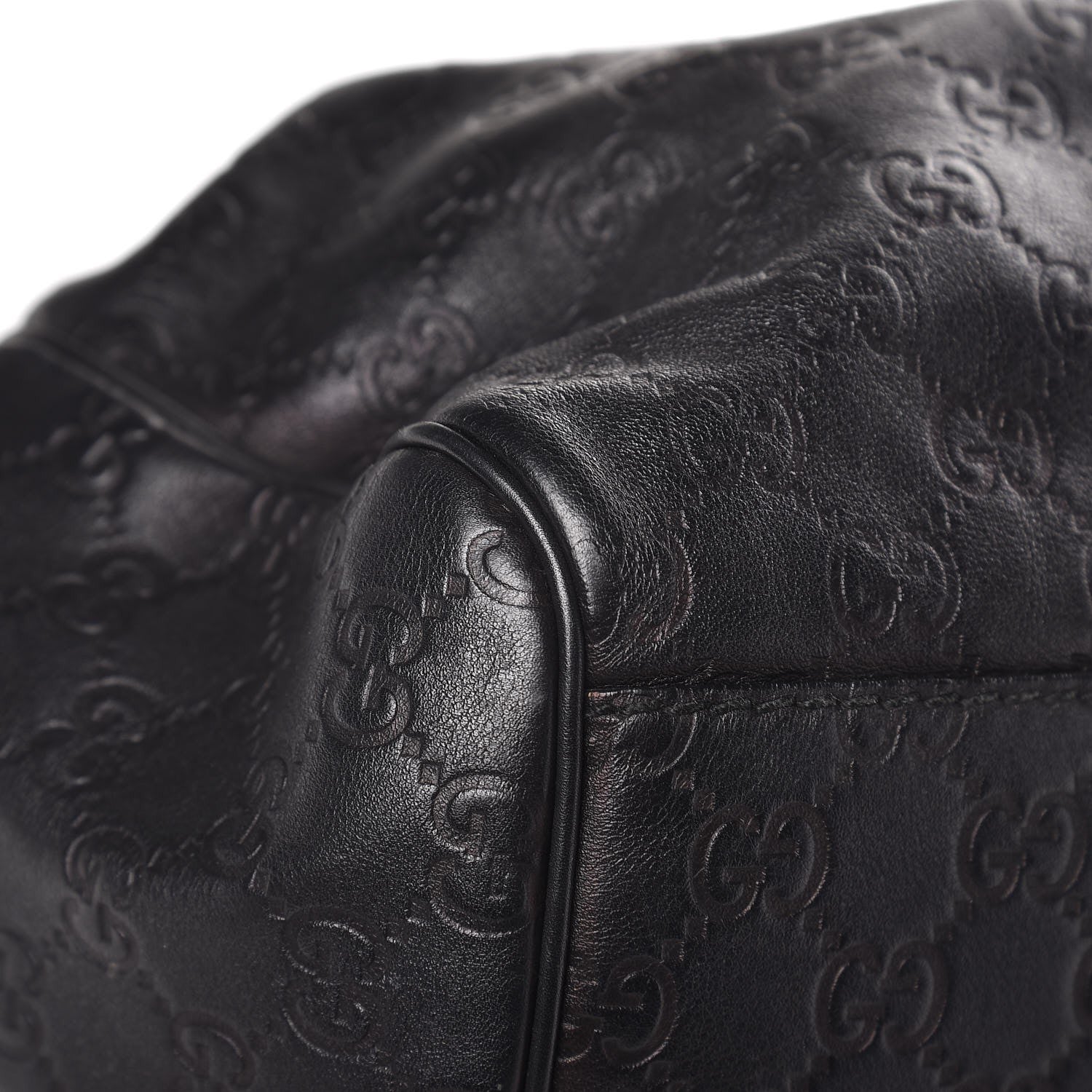Gucci Guccissima Medium Sukey Tote Black 11 of 12