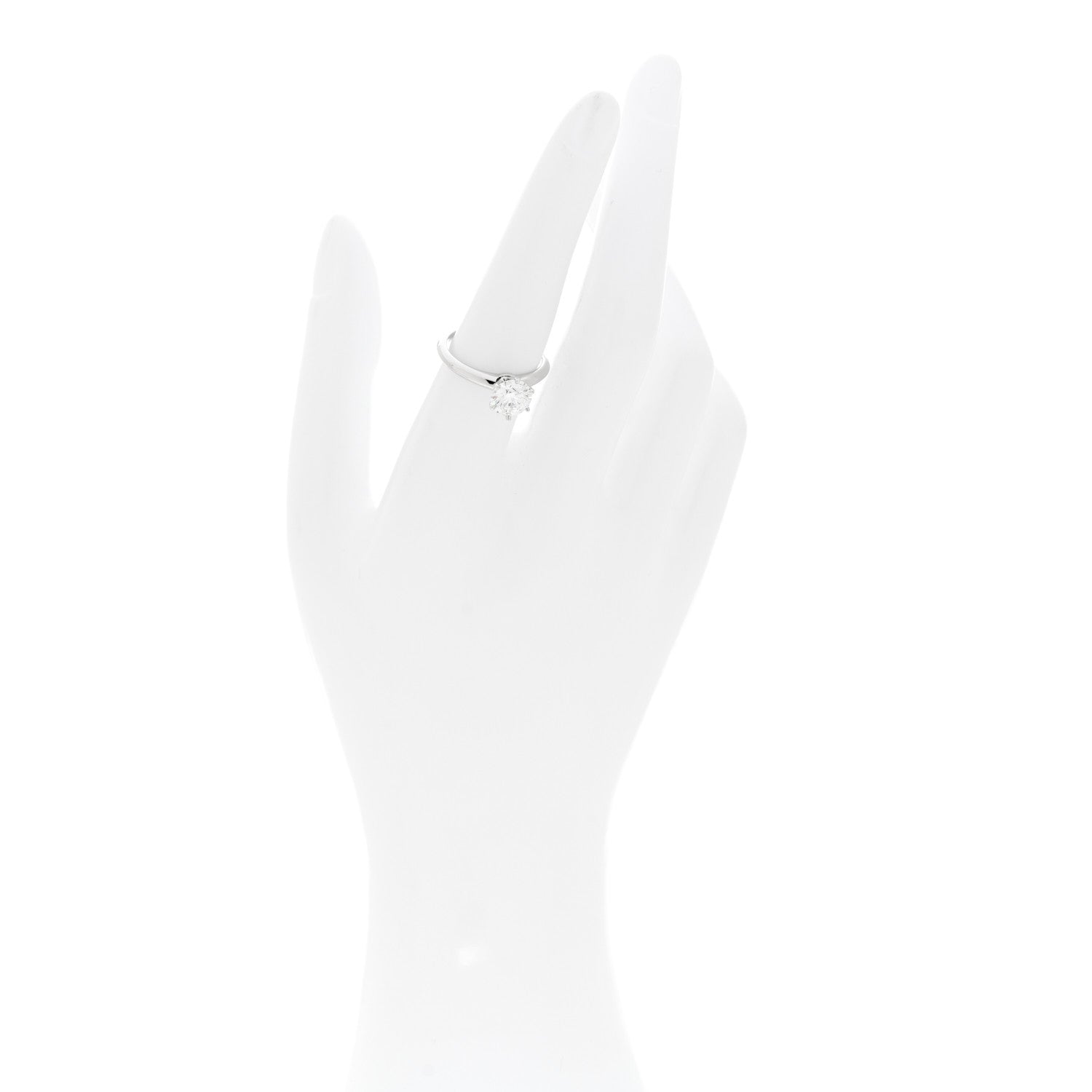 Tiffany Platinum Diamond 1.62ct Solitaire Engagement Ring 54 7 2 of 6