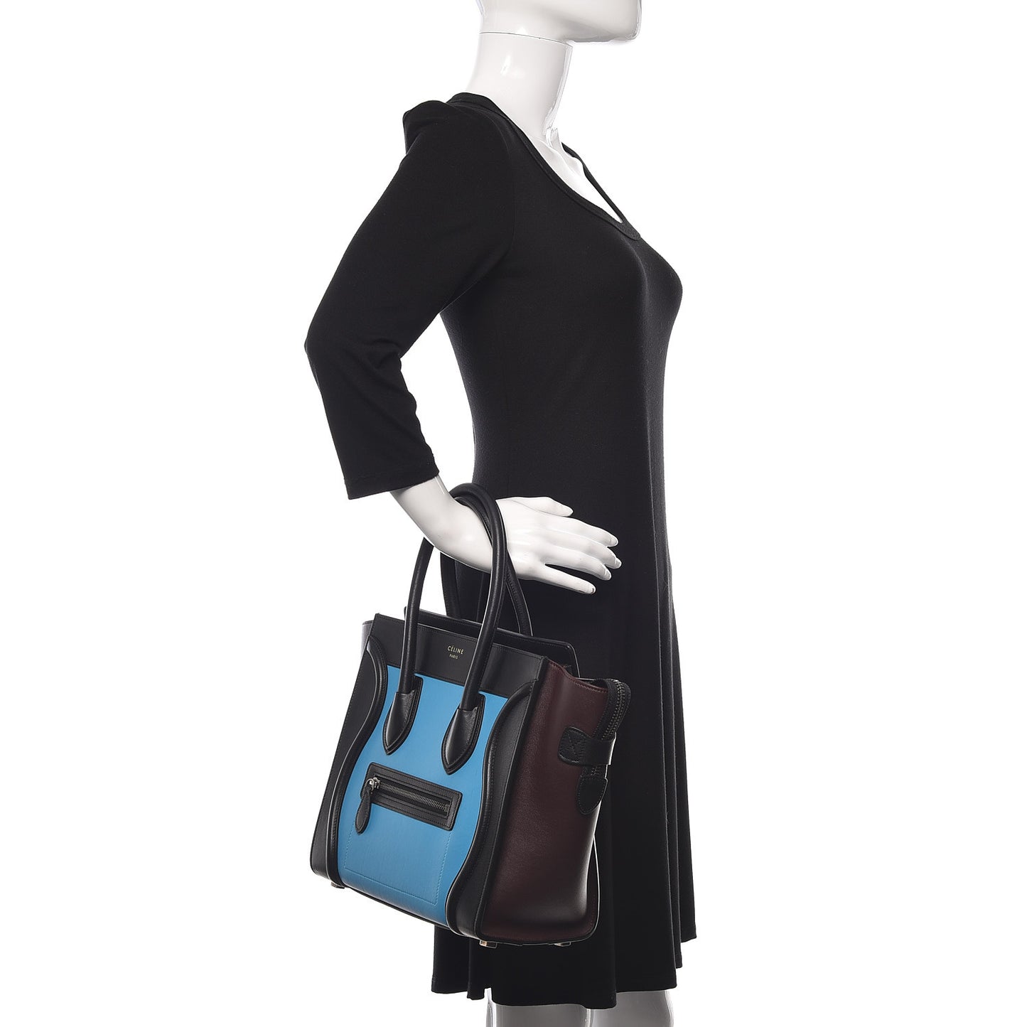 Smooth Calfskin Micro Tri-Color Luggage