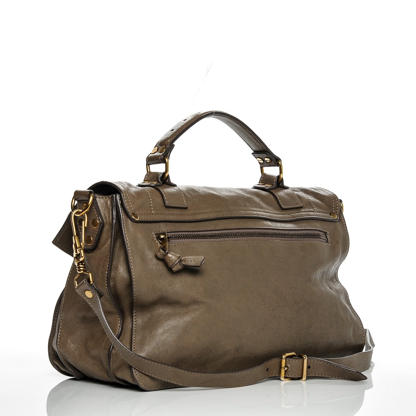 Lambskin Medium PS1 Satchel Smoke