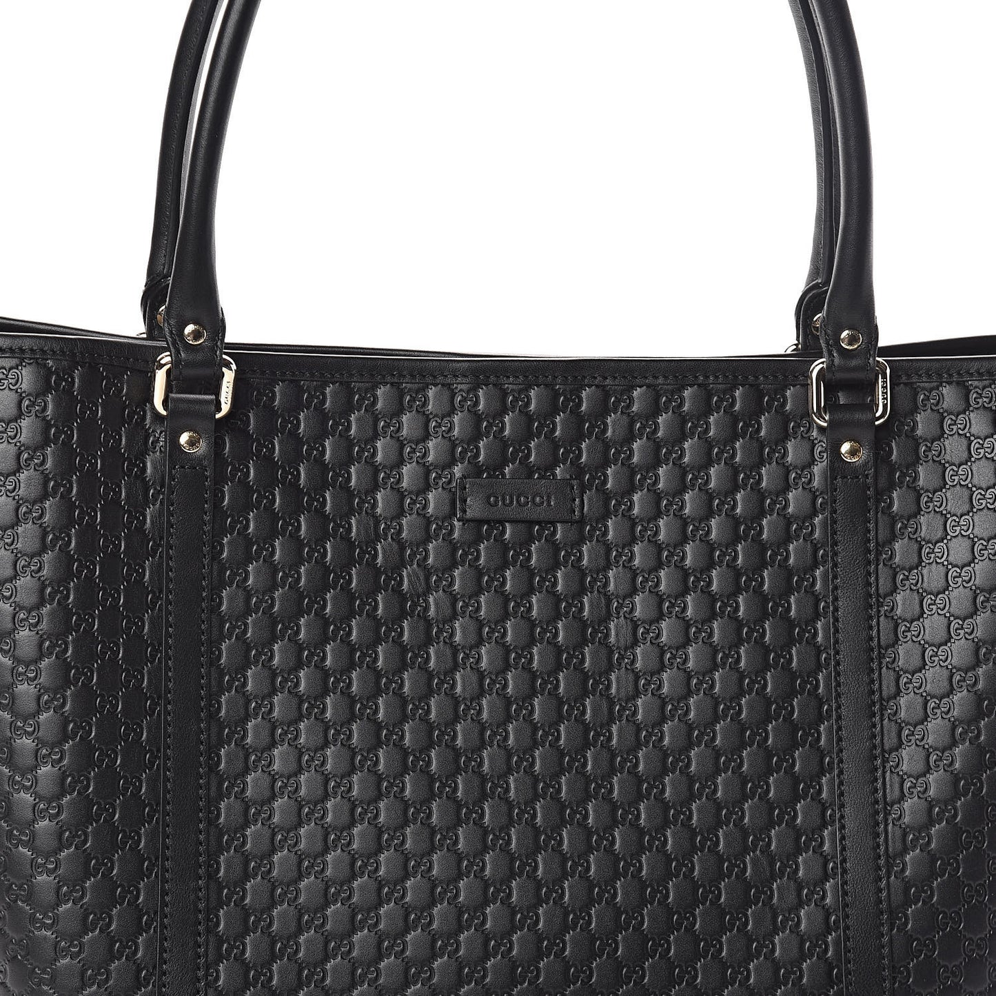 Microguccissima Medium Joy Tote Black