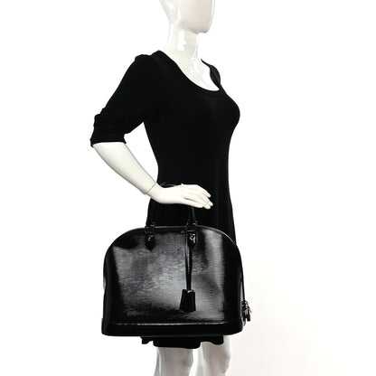 Louis Vuitton Electric Epi Alma MM Black 2 of 8