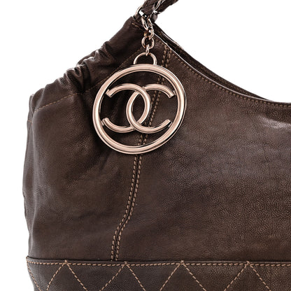 Chanel Metallic Calfskin Baby Coco Cabas Bronze 8 of 10