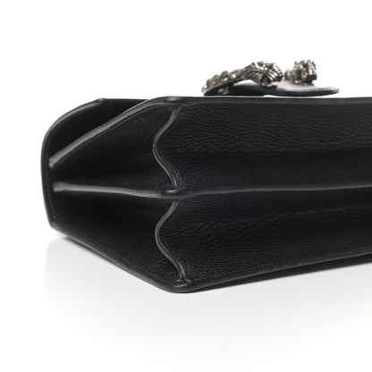 Gucci Dollar Calfskin Crystal Web Medium Dionysus Bamboo Top Handle Bag Black Black Diamond 8 of 9