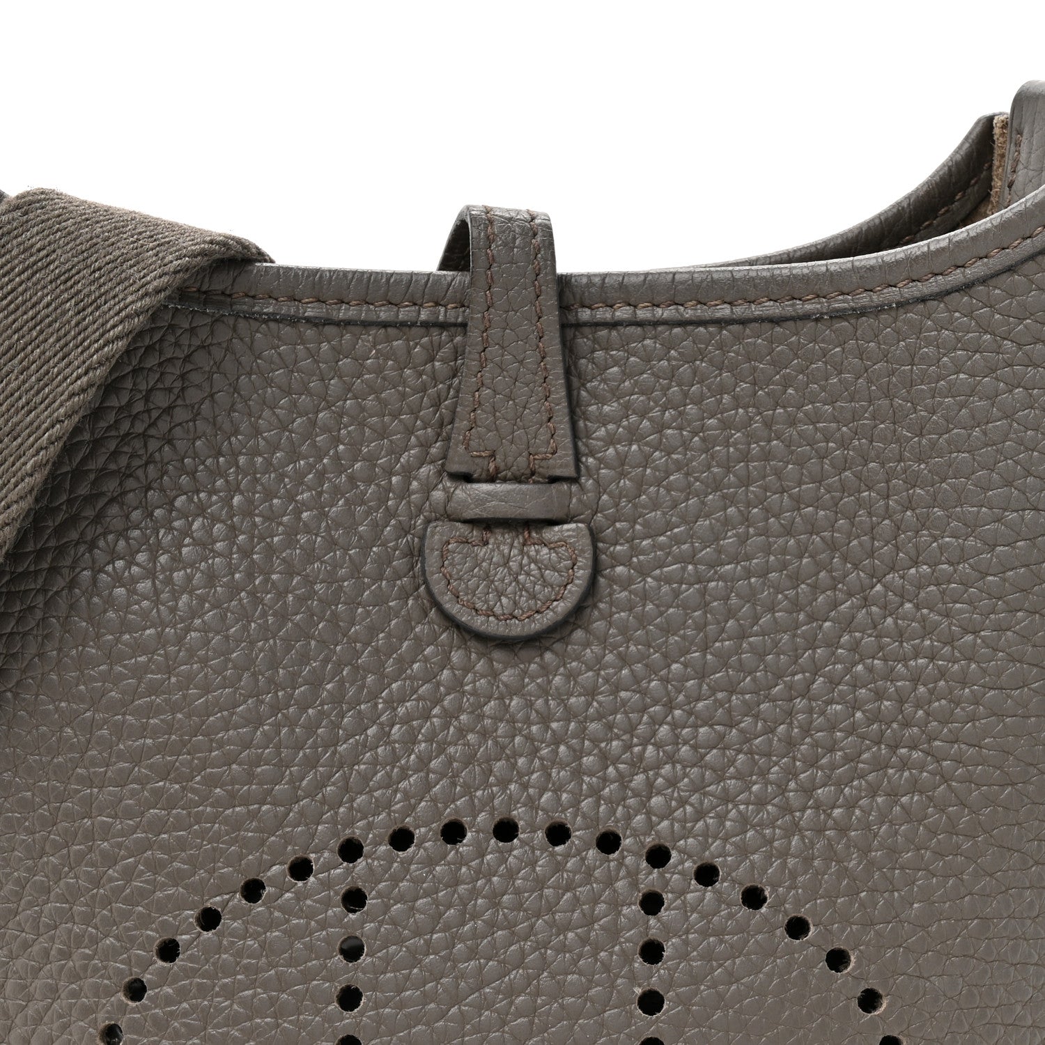 Hermes Taurillon Clemence Evelyne TPM Etain 8 of 10