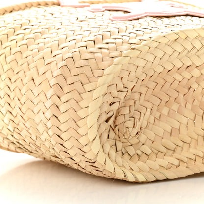 Celine Raffia Calfskin Triomphe Teen Panier Pink 8 of 10