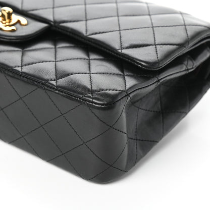 Chanel Lambskin Quilted Medium Double Flap Black 10 of 10