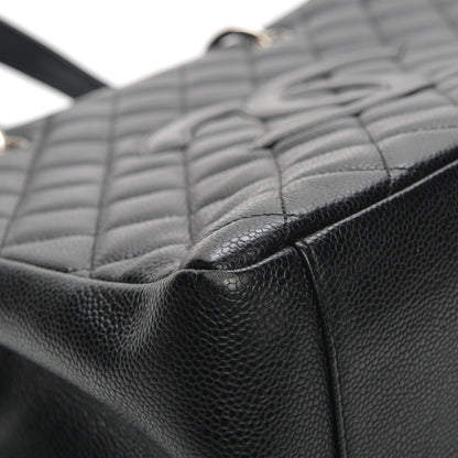 Chanel Caviar Quilted Grand Shopping Tote GST Black 10 of 10