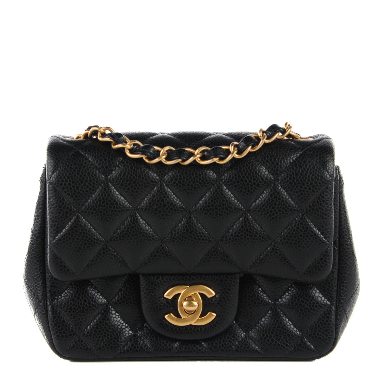 Chanel Caviar Quilted Mini Square Flap Black 1 of 8