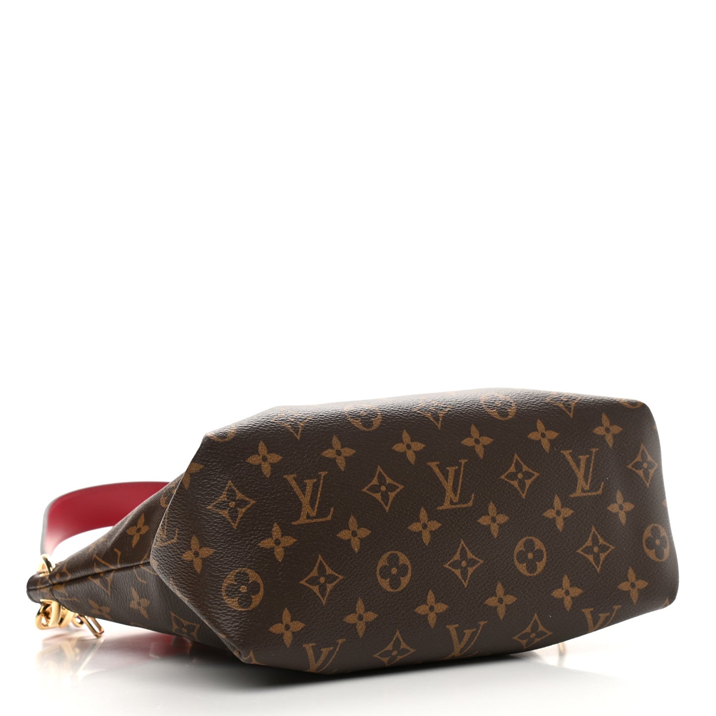 Monogram Flower Zipped Tote PM Lie de Vin