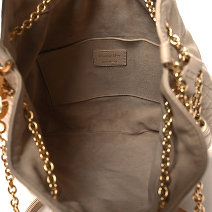 Christian Dior Lambskin Supple Macrocannage Ammi Bag Beige 5 of 9