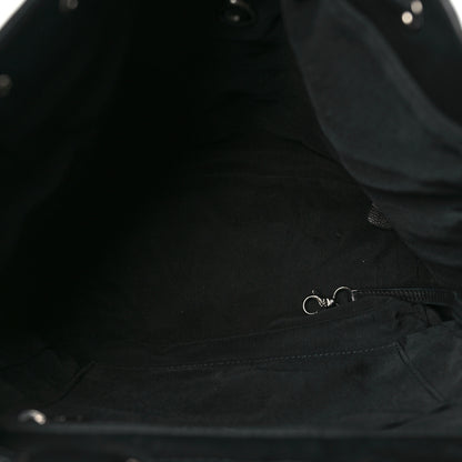 Chanel Tweed Large Urban Spirit Backpack Black White 5 of 10