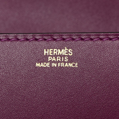 Hermes Tadelakt Medor 23 Clutch Anemone 6 of 8