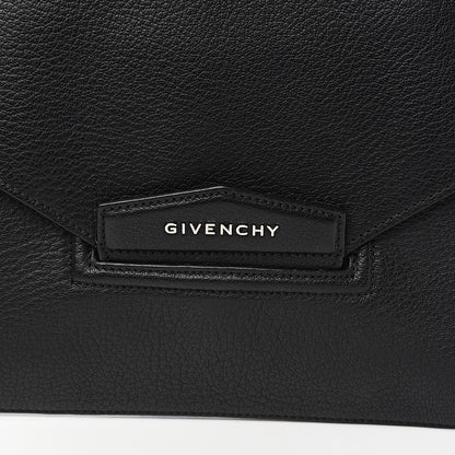 Givenchy Sugar Goatskin Medium Antigona Envelope Clutch Black 9 of 9