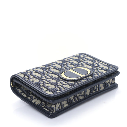 Christian Dior Oblique 30 Montaigne 2-In-1 Pouch Blue 4 of 9