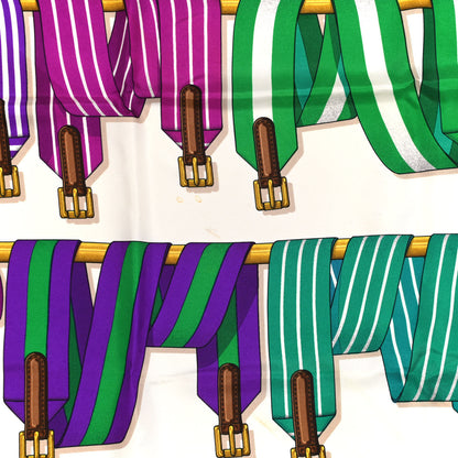 Hermes Silk Les Sangles Scarf 90 6 of 6