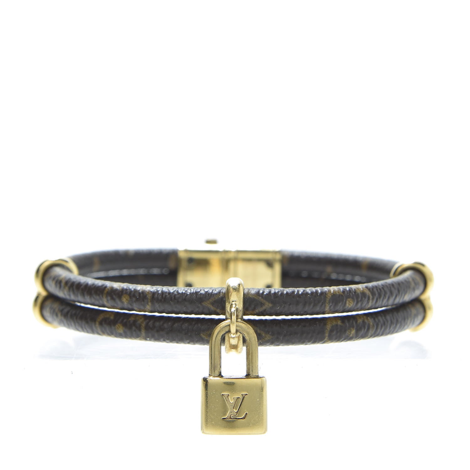 Louis Vuitton Monogram Keep It Twice Bracelet 19 1 of 5