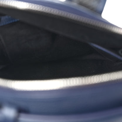 MCM Calfskin Visetos Floral Leopard Klassik Small Stark Backpack Blue Black 6 of 11