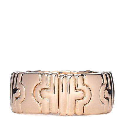 Bulgari 18K Yellow Gold 8.5mm Parentesi Ring 50 5.5 3 of 4