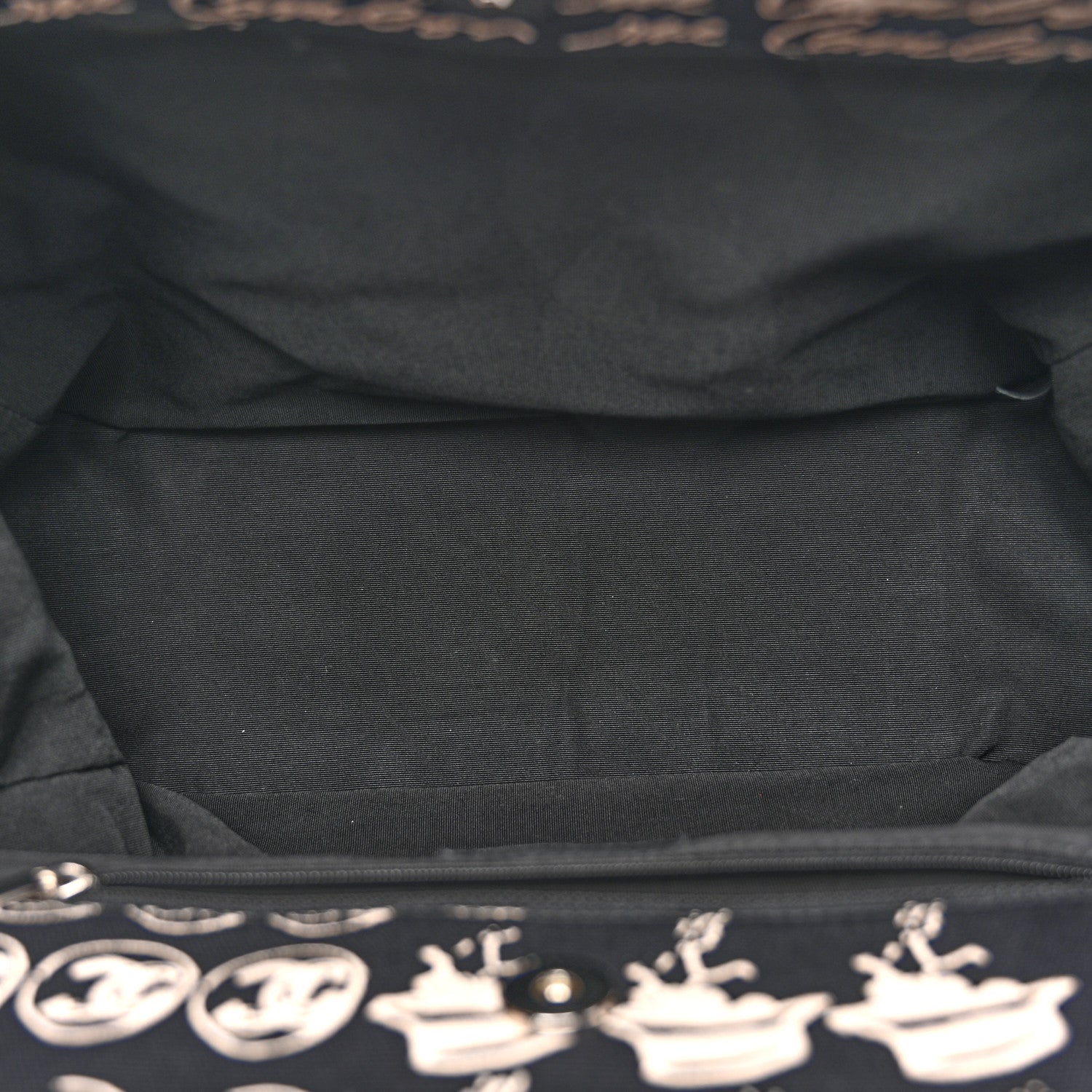 Chanel Canvas Camellia Flower Tote Black 5 of 13