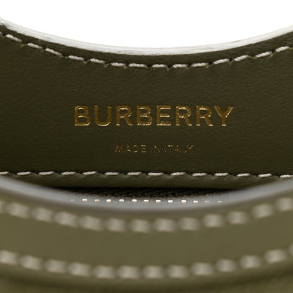 Burberry Canvas Calfskin Horseferry Print Mini Pocket Bag Dark Fern Green 6 of 8