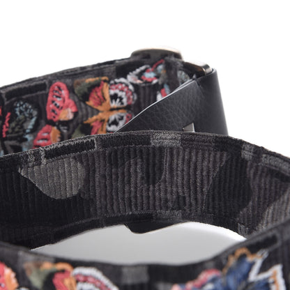 Valentino Garavani Canvas Camubutterfly Rockstud Guitar Strap Multicolor 3 of 5