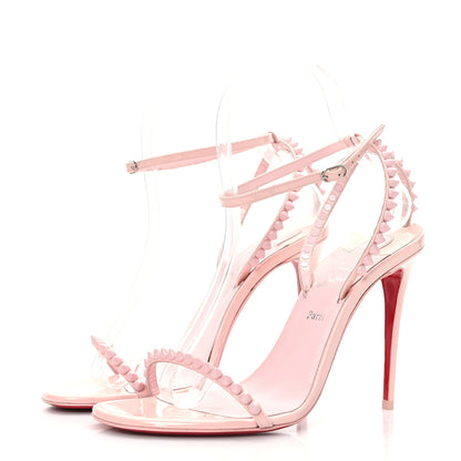 Christian Louboutin Patent So Me 100 Sandals 36.5 Rosy 3 of 7