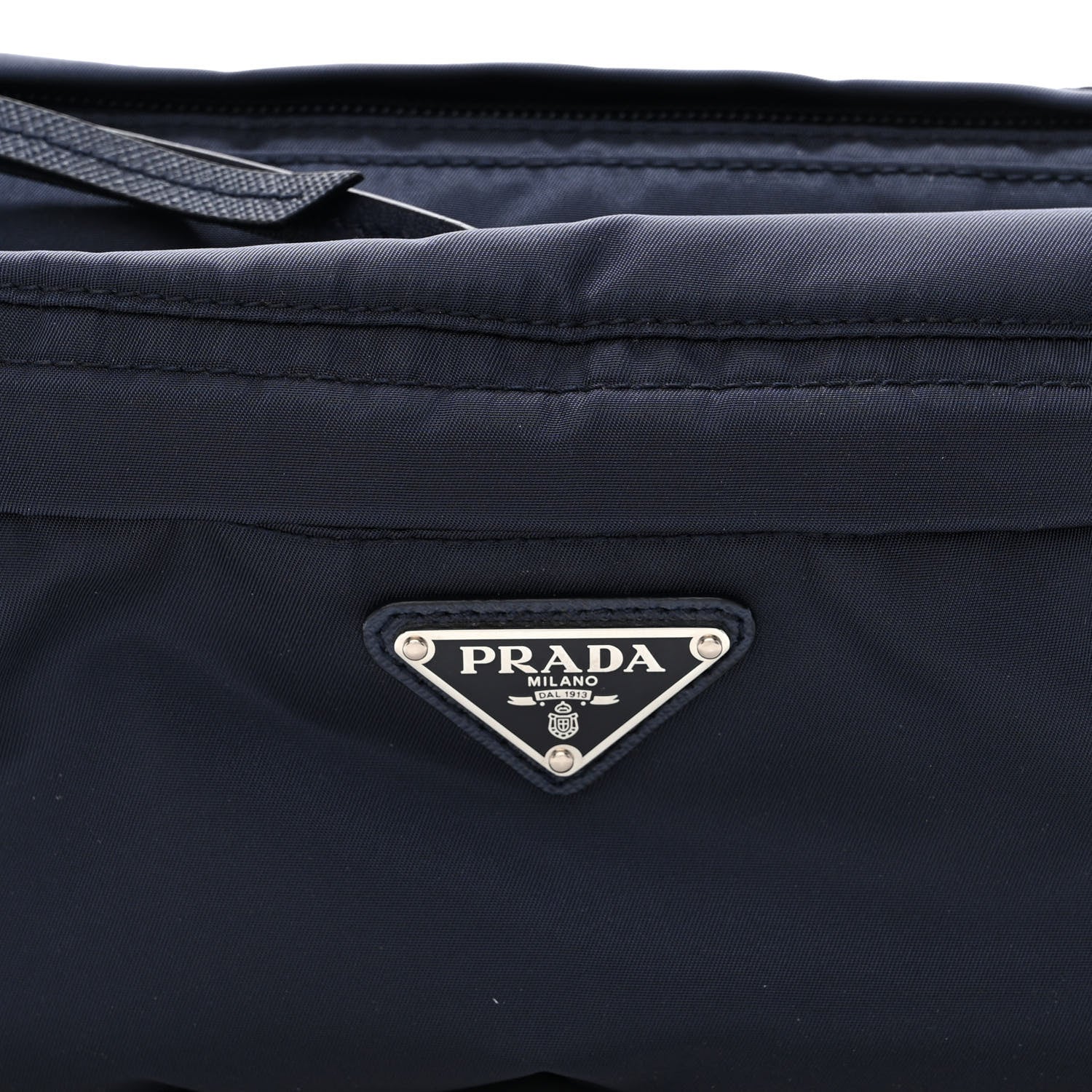 Prada Tessuto Nylon Montagna Belt Bag Blue 7 of 9
