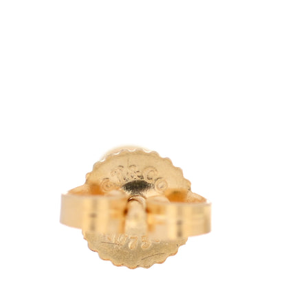 Tiffany 18K Yellow Gold Diamond .20ctw Elsa Peretti Diamonds By The Yard Earrings 4 of 5