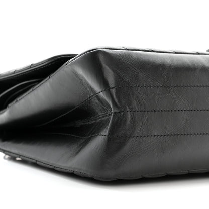 Chanel Aged Calfskin Chevron Quilted 2.55 Reissue 226 So Black 11 of 13